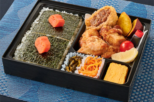 【お値打ち価格】博多明太のり唐＆牛たんメンチカツ弁当