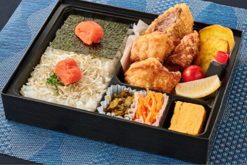 【お値打ち価格】博多明太のり唐＆じゃこしそ明太ごはんととんかつ弁当