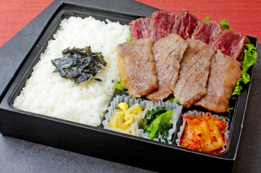 近江牛カルビと牛ハラミ弁当